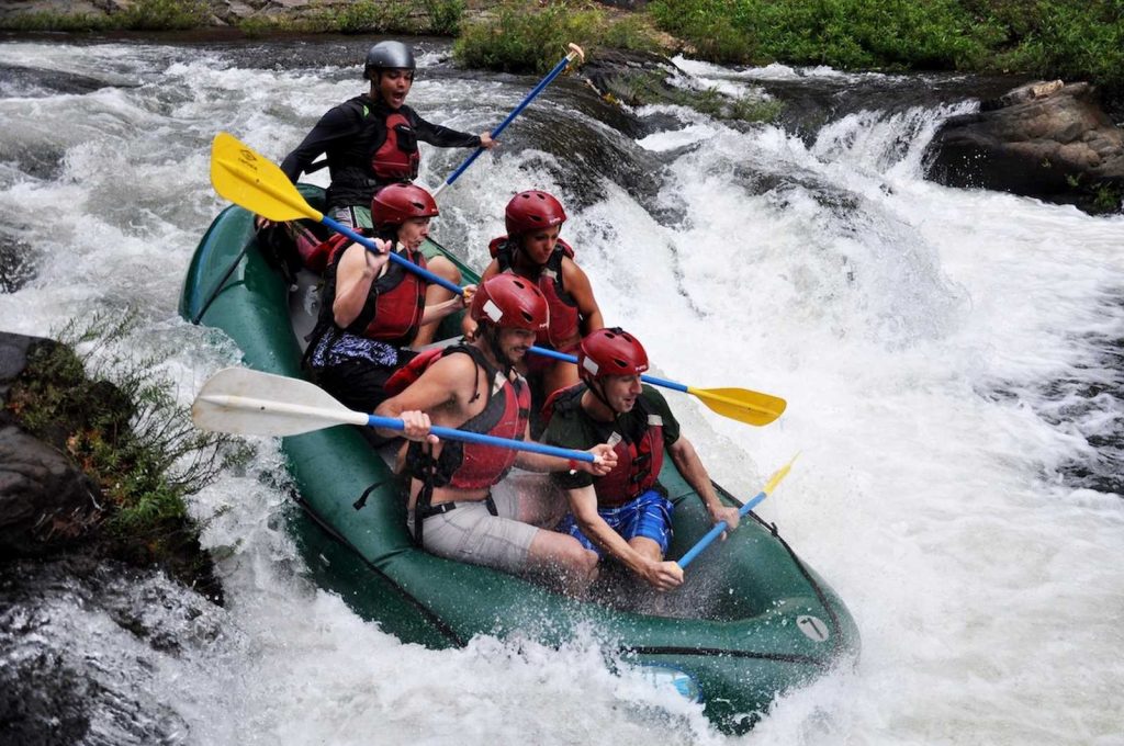 WHITE WATER RAFTING AT TENORIO RIVER CLASS III AND IV