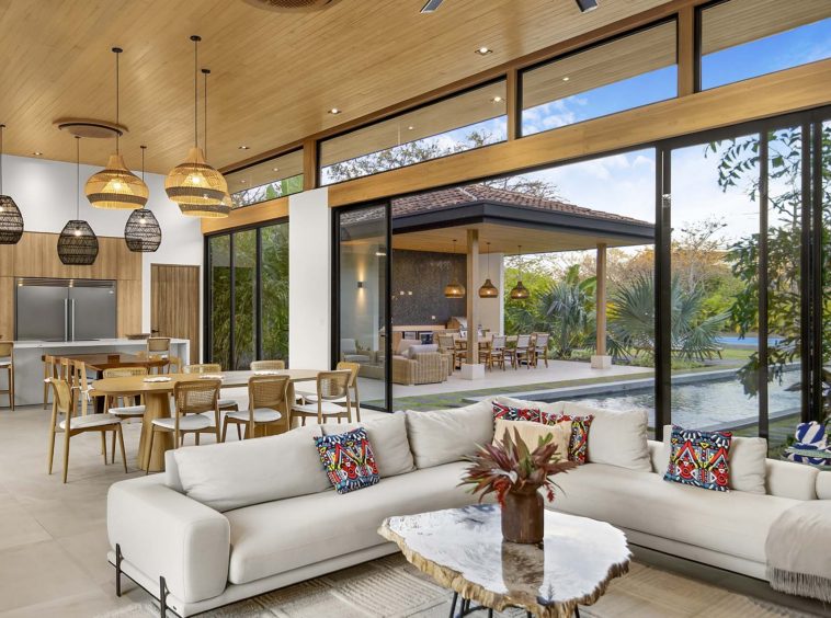 Living area at Casa Ceibo